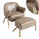 Jackie Armchair 02 by Rossato - 3DOcean Item for Sale